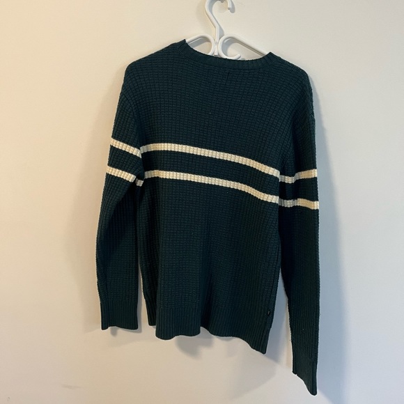 Obey Roebling Sweater in Forest Green/ Dark Teal - Picture 2 of 4